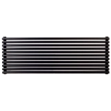 Трубчатый радиатор Betatherm горизонтальный Praktikum PH2 425x1400 (Черный Ral9005M подк. 34)
